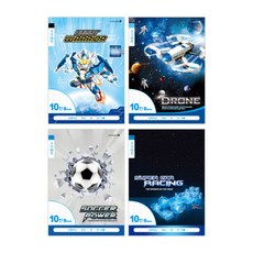 모닝글로리 2018 초등 1-2 쓰기 노트 10칸 남, 랜덤 발송, 10개입