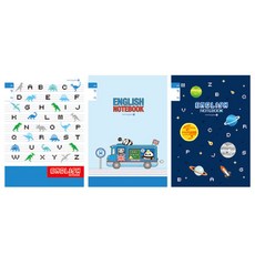 모닝글로리 2018 초등 SP 영어 노트 넓은칸 남, 랜덤 발송, 5개입