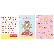 모닝글로리 2018 초등 SP 영어 노트 넓은칸 여, 랜덤 발송, 5개입