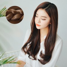 GabalNara 5片式電棒捲C型捲接髮, 橘棕色, 1個