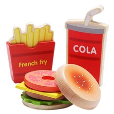 NAMOO原木製作漢堡積木, 混色