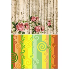 羅恩設計 矽膠餐墊 地板玫瑰 + 風, 385 x 285 mm, 2, 2個