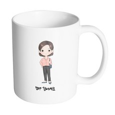 Hand Factory 美麗媽媽加油馬克杯 330ml, 內部白色, 1個