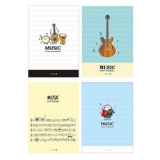모닝글로리 800 중고생 음악노트, 랜덤 발송, 10개입