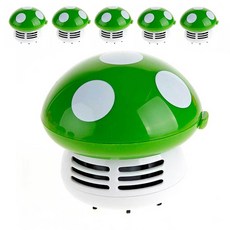 蘑菇桌面迷你吸塵器 6入, IL-0504 (綠色)