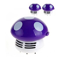 蘑菇桌面迷你吸塵器 3入, IL-0504 (紫)