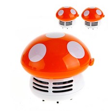 蘑菇桌面迷你吸塵器 3入, IL-0504（橙色）