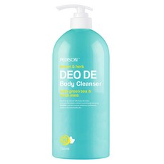 PEDISON Deo De沐浴乳 薄荷綠茶香, 700ml, 1瓶