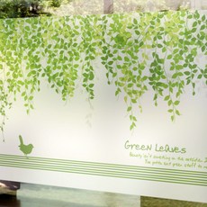 Mungkiwoldeu 高級彩色霧面窗貼 茂密森林, 混合顏色