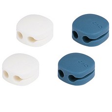 리템L&C 케이블 홀더 미니 IVORY 2p + MINT 2p, 1세트