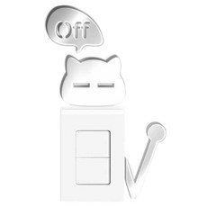 Kuu 開關內部三維點DIY裝飾貼紙S04, 恩京