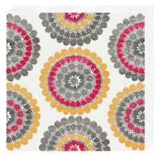 두성 듀니 디자인 냅킨 167213 33 x 33 cm, 혼합 색상, 1개