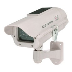 다감컴퍼니 태양열 최고급형 적외선 IR 카메라 모형CCTV 화이트, 1개