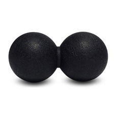 ETN TPE 花生曲棍球按摩球, 黑色的, 1個