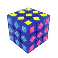 BlueMato 3x3 金剛石立方體 14 60 x 60 毫米 YJ8324, 混色