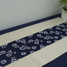 ARYKO 25 kitchen 東方亞麻桌旗, D(嫩花瓣), 30 x 120 cm