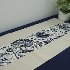 ARYKO 25 kitchen 東方亞麻桌旗, F(飛花), 30 x 150 cm