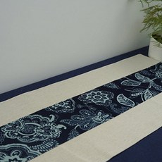 ARYKO 25 kitchen 東方亞麻桌旗, I(幾何花紋), 30 x 150 cm