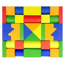 블루마토 EVA 블록6-A Building Block 38p, 혼합 색상, 1개