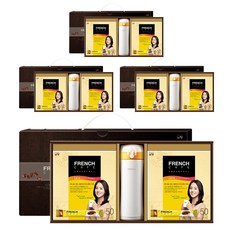 프렌치카페 카페믹스 선물세트 54호, 카페믹스 50p x 2개입 + 텀블러 240ml, 4세트