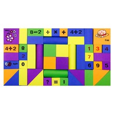블루마토 EVA 블록4-A Building Block Of Fun 48p, 혼합 색상, 1개