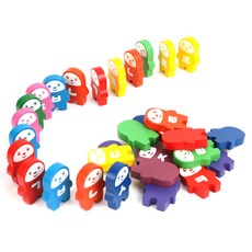 韓文輔音骨牌42片, 混色