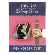 스튜디오지브리 마녀 배달부 키키 펜홀더 클립, 혼합 색상, 1개