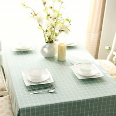 ecody 格紋庭院桌布, 混色, 90 x 90 cm