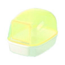 바이셀 햄스터 모래욕조 + 화장실 B타입, 옐로우, 1개