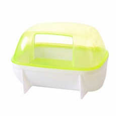 바이셀 햄스터 모래욕조 + 화장실 A타입 대형, 옐로우, 1개