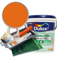 듀럭스 안티 포름알데히드 올인원 페인트 3L 세트, Fiesta Orange 6SYR 28/701