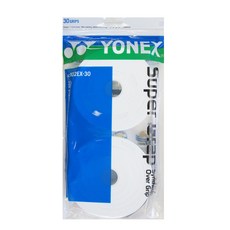 YONEX 羽毛球網球組合球拍握把捲超級握把 AC102EX 30p, 白色, 2捲