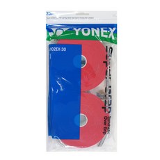 YONEX 羽毛球網球組合球拍握把捲超級握把 AC102EX 30p, 酒紅色, 2捲