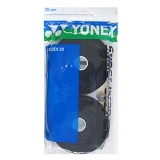 YONEX 羽球拍握把布 AC-102EX 30入, 黑色, 1個