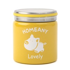 HOMEANY 保溫竹筒, 黃色的, 300毫升