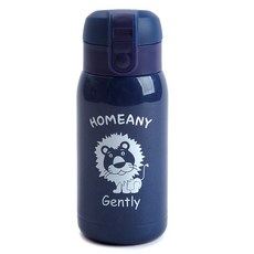 홈애니 원터치 보온보냉병, 네이비, 300ml, 1개