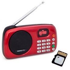 메모렛 효도라디오 DMP-6500 + 찬송가 음원 695곡 수록 SD카드, 혼합 색상