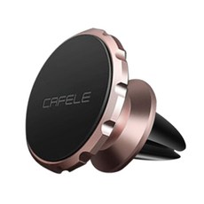 카펠레 차량용 송풍구 자석거치대, 1개, 로즈골드