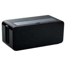 이노마타 전원 콘센트 정리함 4830 25cm 블랙, 1개