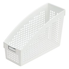 이노마타 이름표 다용도 정리 바스켓 4580 세로 A4, 화이트, 2개