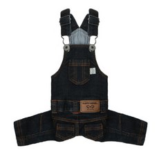 PUPPY ANGEL GEOLGINE牛仔吊帶褲造型狗狗衣 PA-OR207, 780海軍