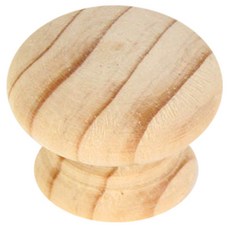 實木圓形把手 35mm, 10個