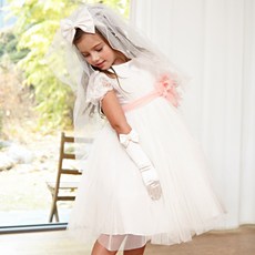 DRESSHOUSE 女童蕾絲花紗禮服