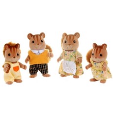 EPOCH Sylvanian Families 森林家族 Sylvanian 4172 核桃松鼠家族公仔 3136, 1個