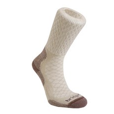 브릿지데일 여성용 메리노 퓨전 써미트 아웃도어 양말, 샌드, 1개
