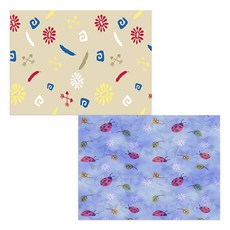 Bellamusic 矽膠餐墊 瓢蟲 + 圖案, 1, 385 x 285 mm, 1個