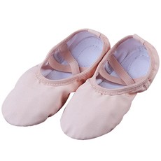 Happy Ballet 女童布製繫帶芭蕾舞鞋