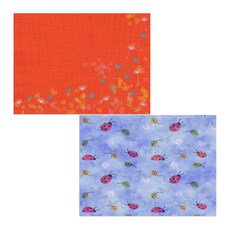 Bellamusic 矽膠餐墊 瓢蟲 + 蒲公英種子, 混合顏色, 385 x 285 mm, 2個