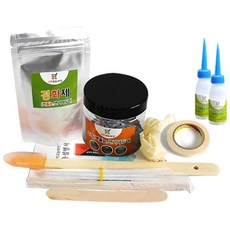 Sselpeu Julrun Maket 牆面用DIY美縫塗層劑 幻彩銀 100g + 遮蔽膠帶 + 刮刀, 1套