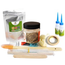 Sselpeu Julrun Maket 壁面用DIY縫隙塗料 金色珍珠 100g+遮蔽膠帶+刮刀, 1套